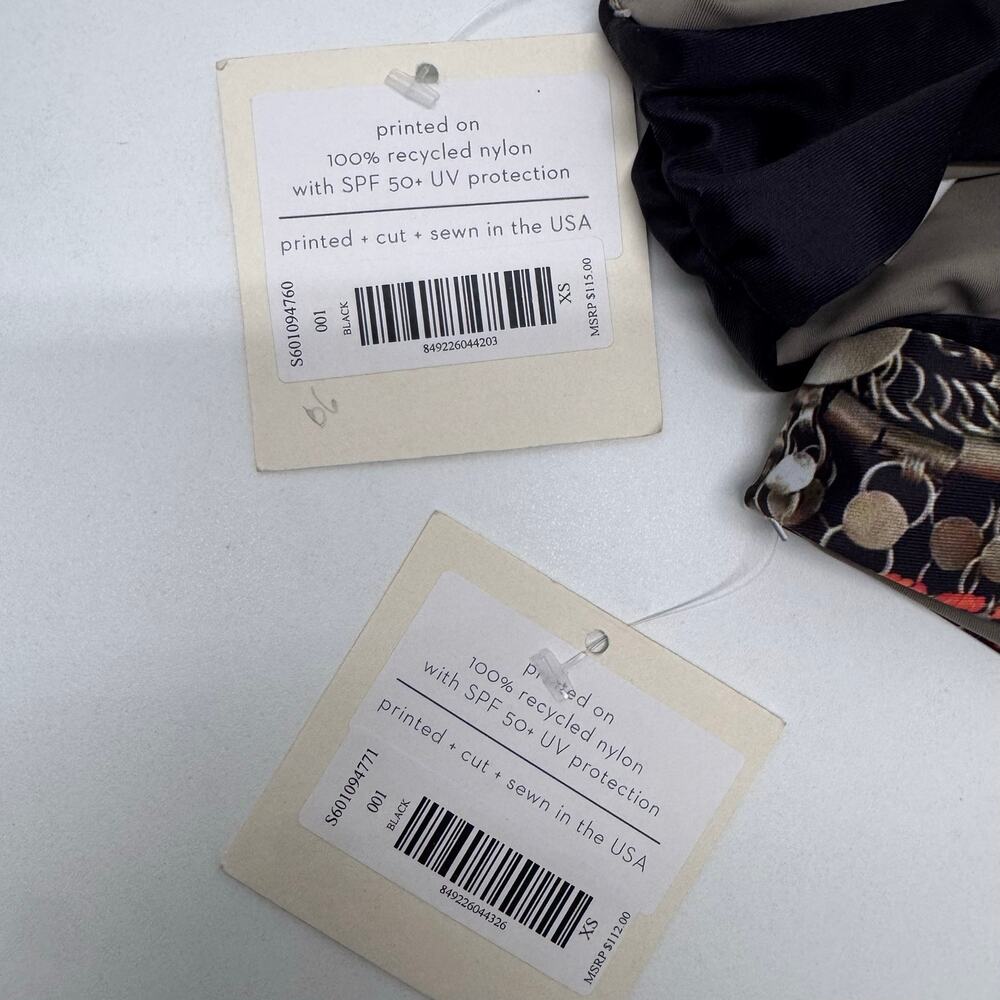 NWT Mara Hoffman Swim Necklace RacerBack Top & Cheeky Bottom Bikini Set XS - Picture 4 of 5